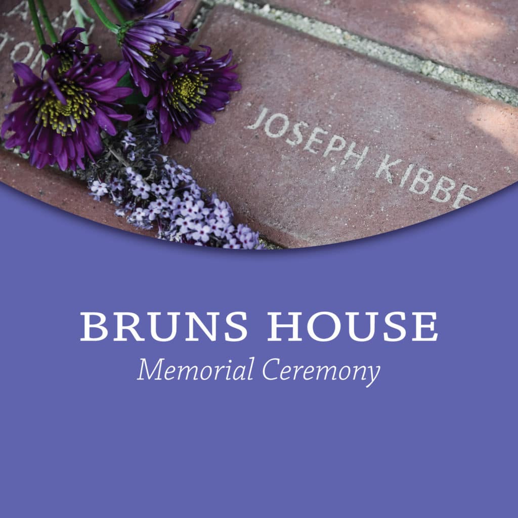 Bruns House Memorial Ceremony