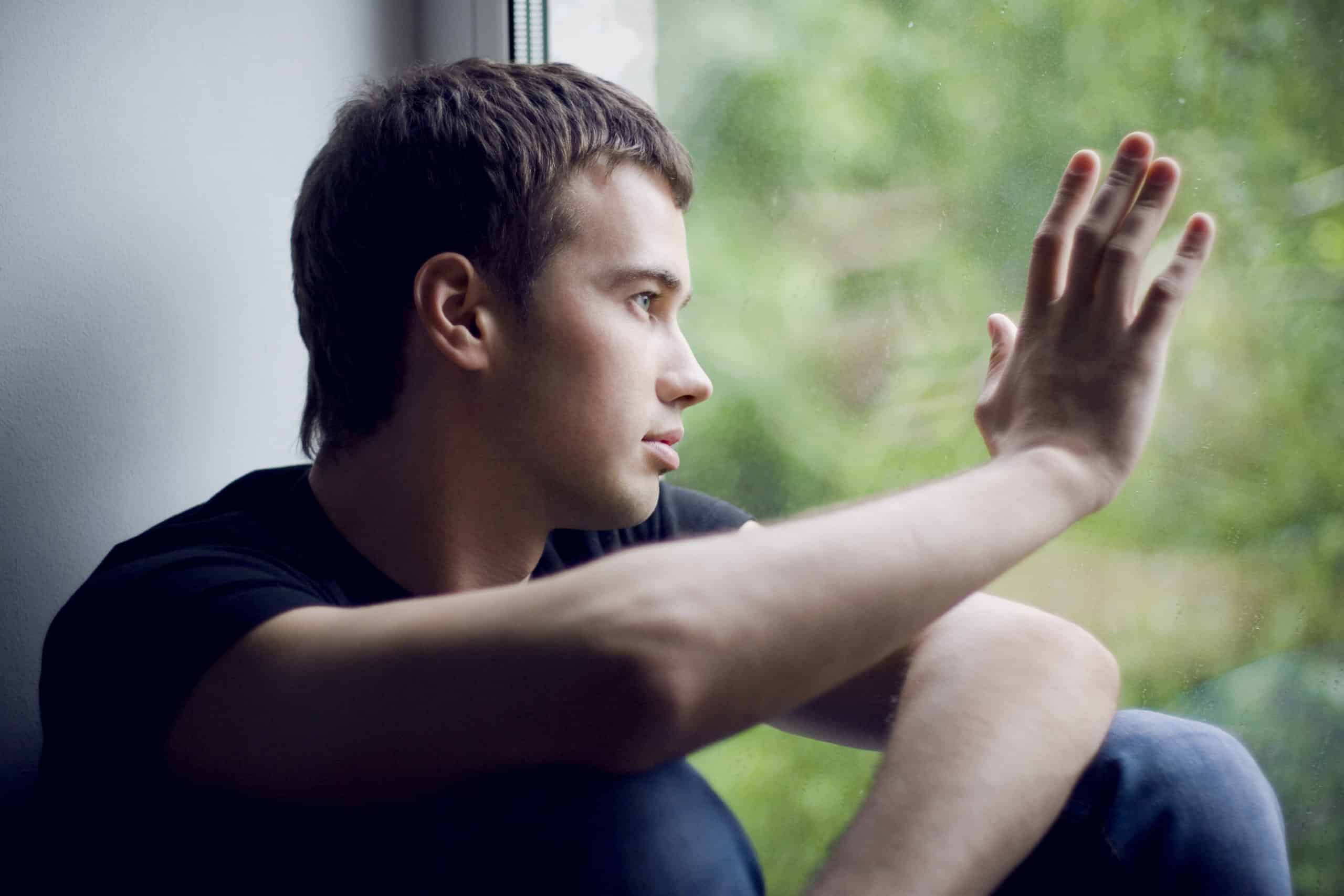 Boy at window